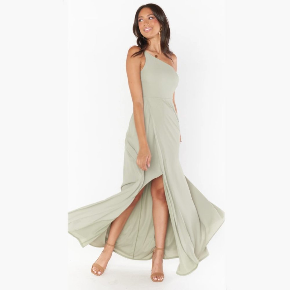 MUMU- Shannon One Shoulder Dress - X-Small